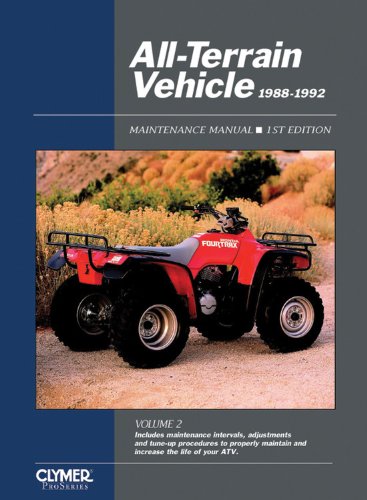 AllTerrain Vehicles Vol 2 (ALLTERRAIN VEHICLES MAINTENANCE MANUAL),Used