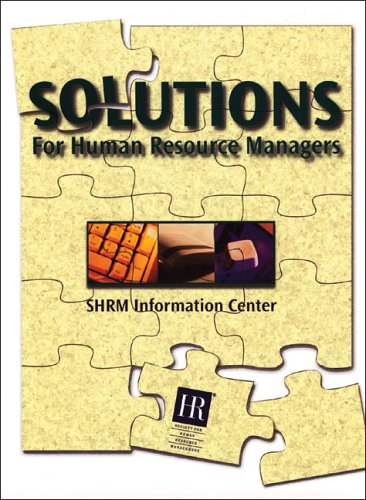 Solutions for Human Resource Managers,Used