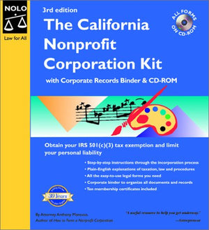 The California Nonprofit Corporation Kit: Binder (California Nonprofit Corporation Kit, 3rd ed),Used