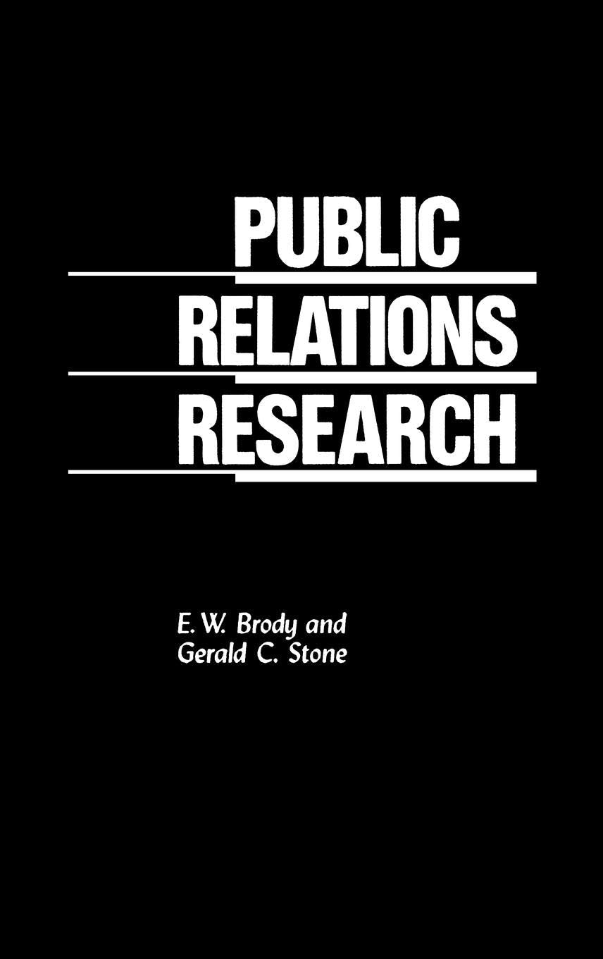 Public Relations Research,Used