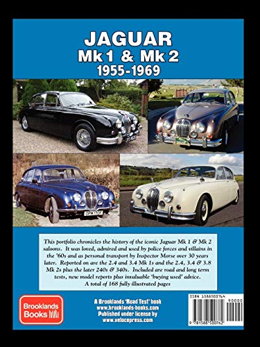 Jaguar Mk1 & Mk2 19551969  Road Test Portfolio,Used