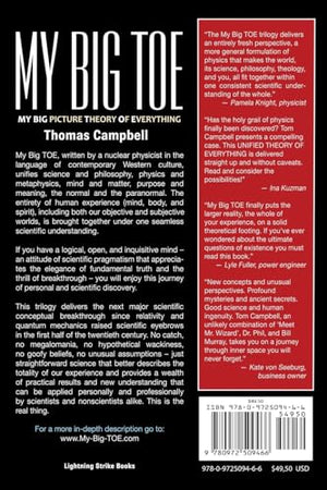 My Big Toe: A Trilogy Unifying Philosophy, Physics, And Metaphysics: Awakening, Discovery, Inner Workings,Used