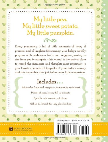 From Pea to Pumpkin: A Pregnancy Journal (Mother's Day Gift for Expecting Moms),Used