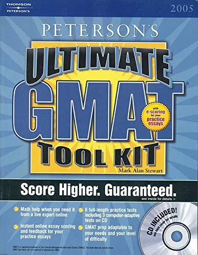Ultimate GMAT Tool Kit: With CDROM; The Ultimate GMAT Advantage (PETERSON'S GMAT CAT SUCCESS),Used