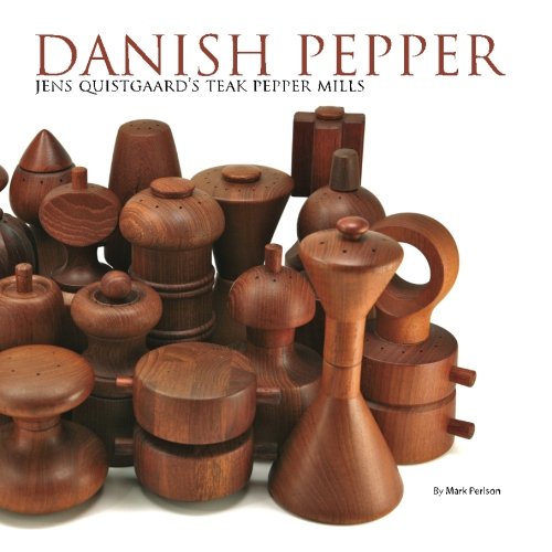 Danish Pepper: Jens Quistgaards Teak Pepper Mills-new