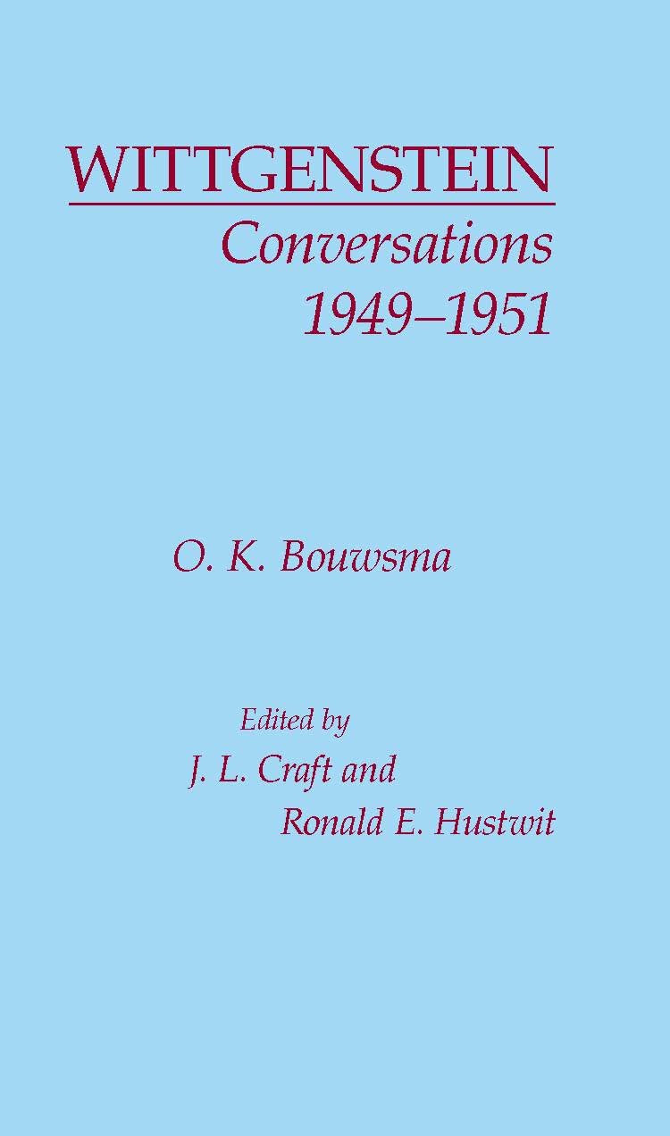 Wittgenstein Conversations, 19491951,New