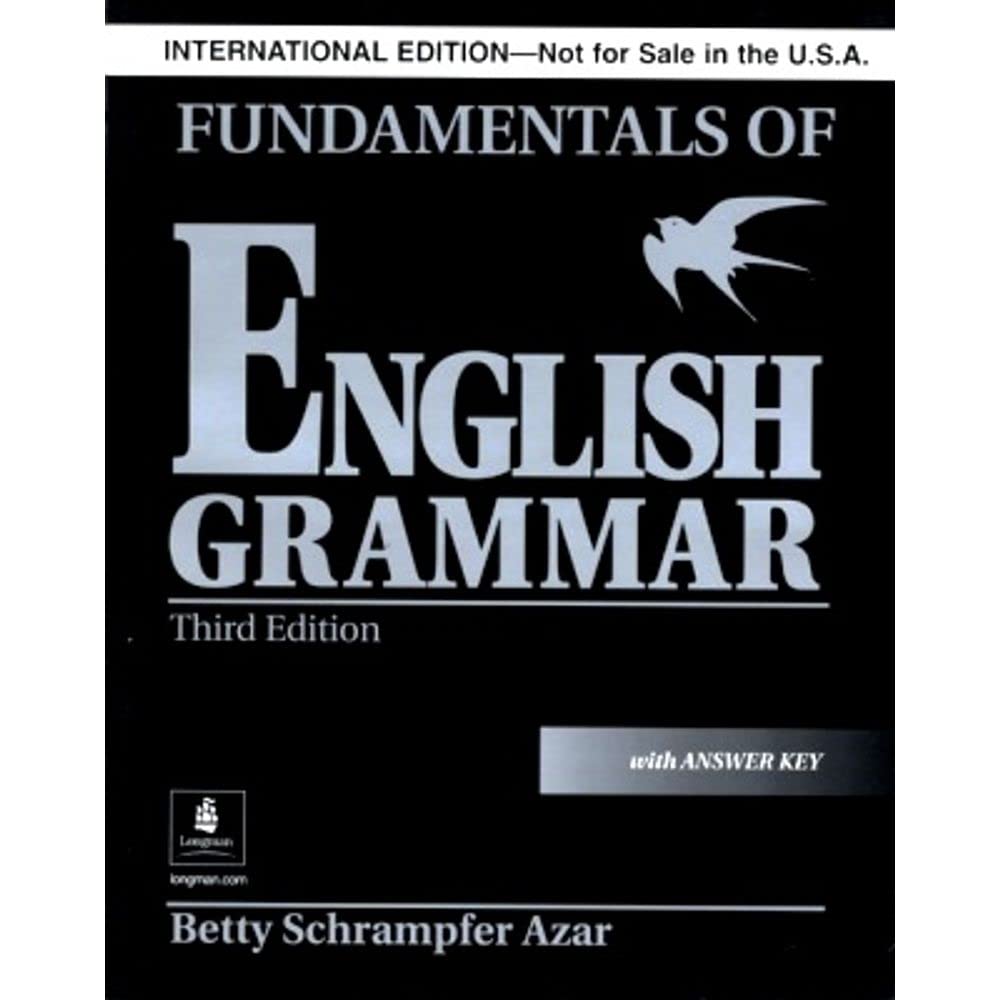 Fundamentals of English Grammar with Answer Key (Black), International Version, Azar Series (3rd Edition),New