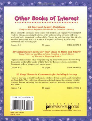 25 Holiday & Seasonal Emergent Reader Minibooks (Grades K1)