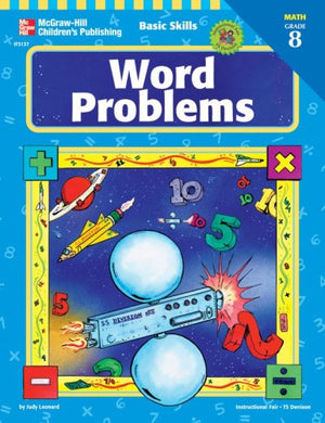 Basic Skills Word Problems, Grade 8,Used