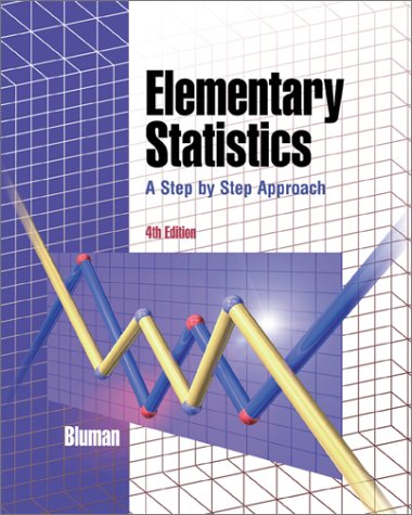 Elementary Statistics: A Step By Step Approach (4th Edition ),Used