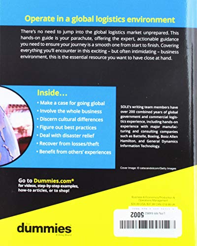 Global Logistics For Dummies,Used