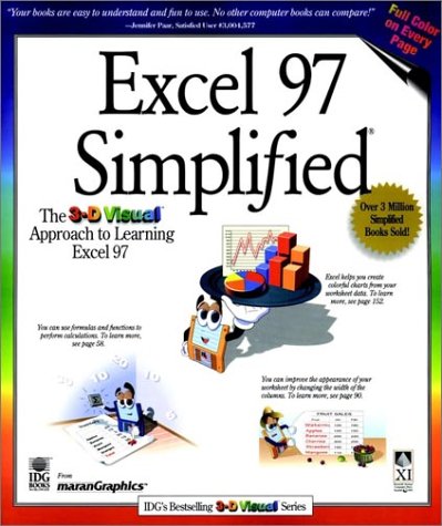 Microsoft Excel 97 Simplified (Idg's 3D Visual Series),Used