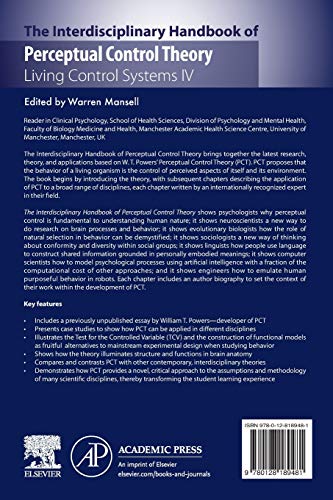 The Interdisciplinary Handbook of Perceptual Control Theory: Living Control Systems IV,Used
