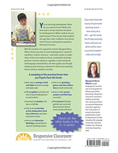 What Every Kindergarten Teacher Needs to Know: About Setting Up and Running a Classroom,New