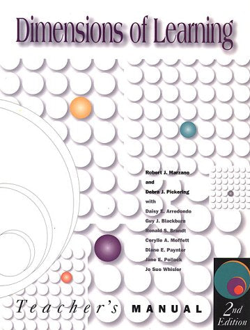 Dimensions of Learning Teacher's Manual, 2nd edition,Used
