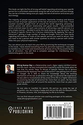 Attracting A Specific Person: How to Use the Law of Attraction to Manifest a Specific Person, Get Back Your Ex and Manifest a Vi,Used