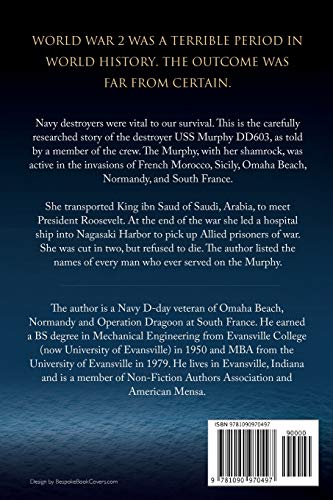 The Lady with a Shamrock: A Navy Dday Veterans' Story of the Destroyer USS Murphy DD603,Used