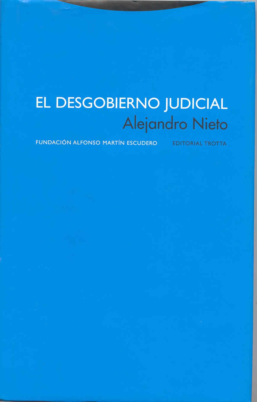 El Desgobierno Judicial,Used