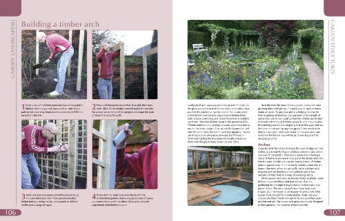 Garden Landscaping Manual: A StepbyStep Guide to Landscaping & Building Projects in Your Garden,Used
