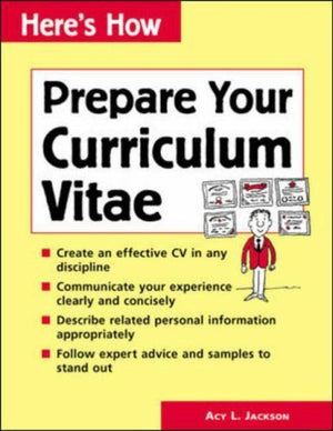 Here's How: Prepare Your Curriculum Vitae (Here's How (Ntc Learningworks)),Used