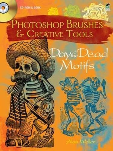 Photoshop Brushes & Creative Tools: Day of the Dead Motifs (Electronic Clip Art Photoshop Brushes),Used