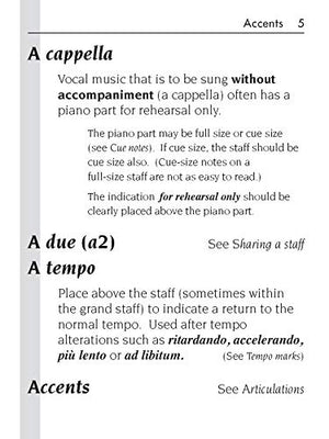 Essential Dictionary Of Music Notation: Pocket Size Book (Essential Dictionary Series),Used