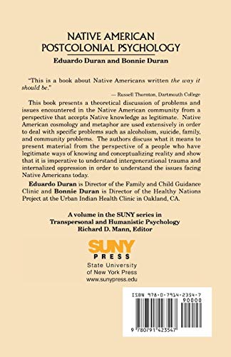 Native American Postcolonial Psychology,New