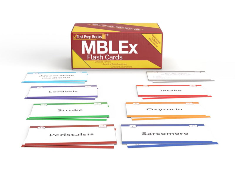 MBLEx Study Cards: MBLEx Test Prep 20252026 with Practice Exam Questions for the Massage and Bodywork Licensing Examination [3r,New