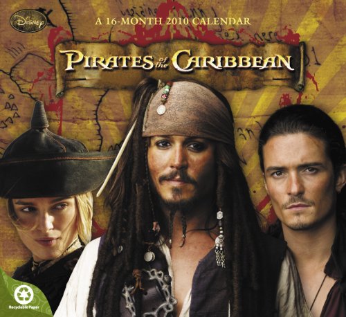 Pirates of the Caribbean 2010 Wall Calendar,Used