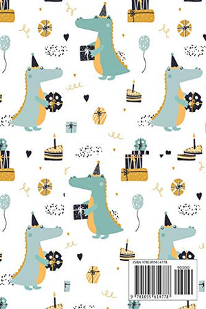 Address Book: For Contacts, Addresses, Phone, Email, Note,Emergency Contacts,Alphabetical Index With Cute Seamless Pattern Croco,Used