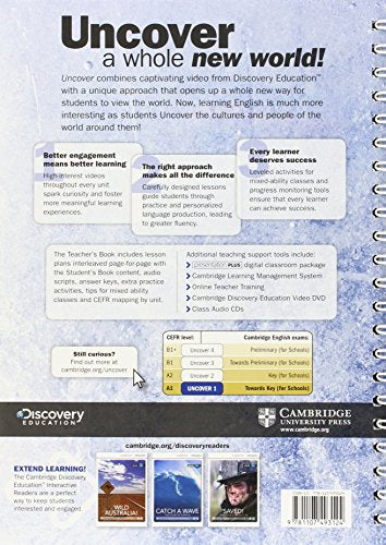 Uncover Level 1 Teacher's Book,Used