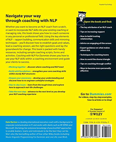 Coaching With NLP For Dummies,Used