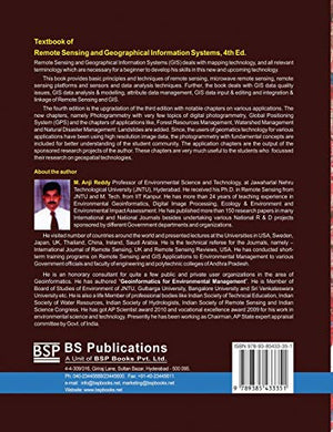 Text Book of Remote Sensing and Geographical Information Systems,Used