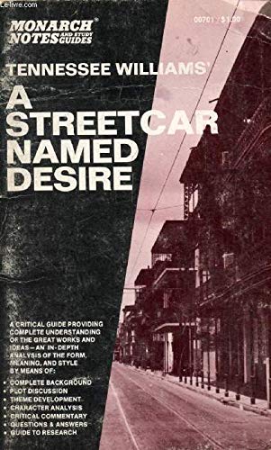 Tennessee Williams A Streetcar Named Desire-used