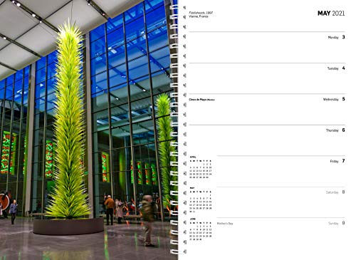 Chihuly 2021 Weekly Planner,Used