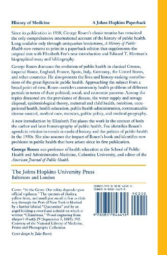 A History Of Public Health,New