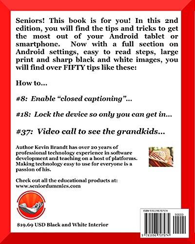 The Senior Dummies' Guide to Android Tips and Tricks: How to Feel Smart While Using Android Phones and Tablets (The Senior Dummi,Used