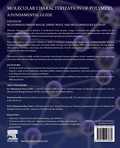 Molecular Characterization of Polymers: A Fundamental Guide,Used