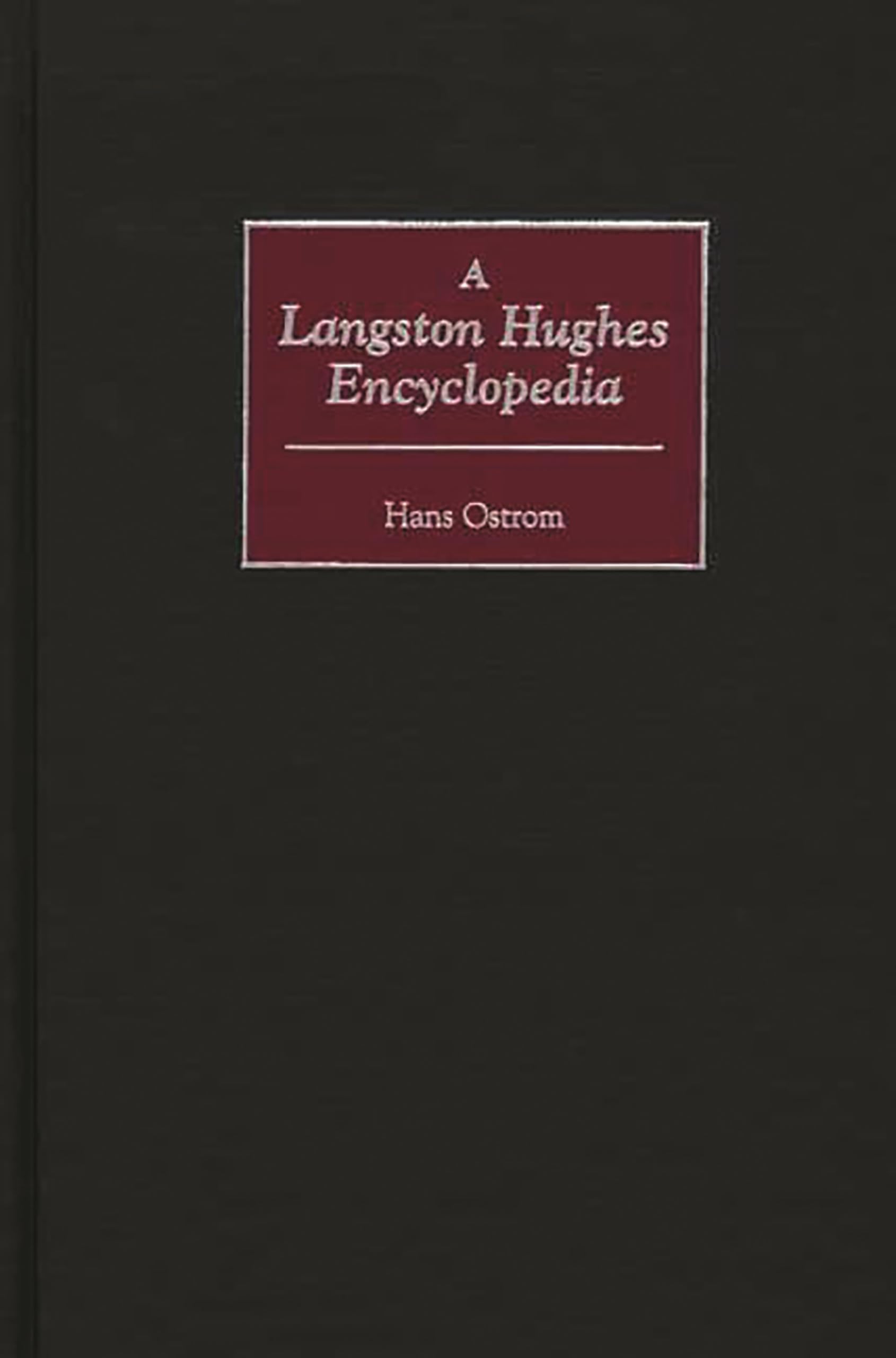 A Langston Hughes Encyclopedia,Used
