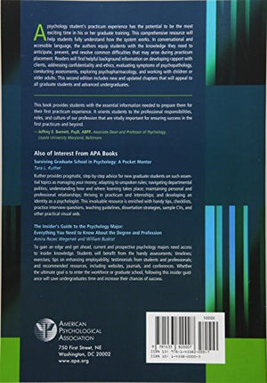 Your Practicum in Psychology: A Guide for Maximizing Knowledge and Competence,Used