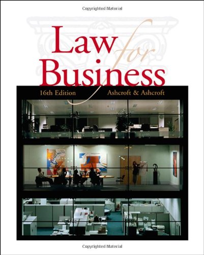 Cengage Advantage Books: Law for Business,Used