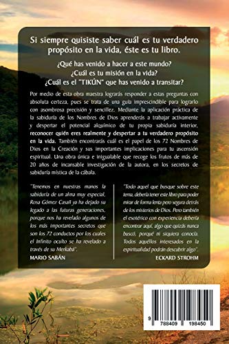 El Sendero Del Tikn: Una Gua Prctica Para Encontrar Tu Propsito Con La Sabidura De Los 72 Nombres De Dios (Spanish Edi