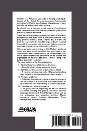 The Revenue Assurance Standards  Release 2009 Paperback,Used