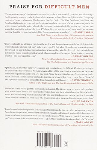 Difficult Men: Behind The Scenes Of A Creative Revolution: From The Sopranos And The Wire To Ma D Men And Breaking Bad