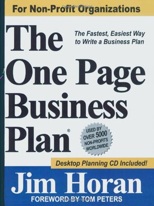 The One Page Business Plan for NonProfit Organizations,Used
