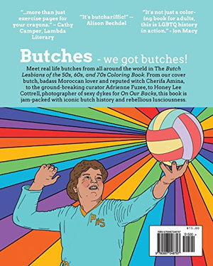 The Butch Lesbians of the '50s, '60s, and '70s Coloring Book,Used