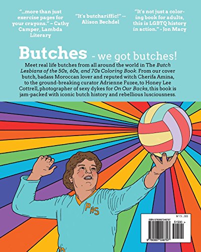 The Butch Lesbians of the '50s, '60s, and '70s Coloring Book,Used