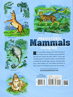 Prehistoric Mammals Coloring Book,Used