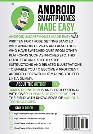 Android Smartphones Made Easy: The Beginners Guide Made For Beginners (Computers Made Easy),Used