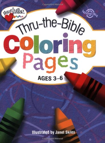 ThrutheBible Coloring Pages: Ages 36 (Heartshaper),Used